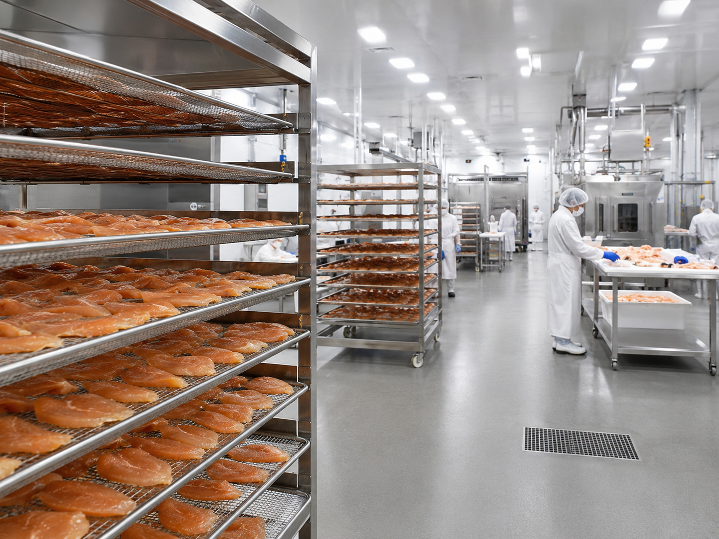 Pet treat production at Trust Foodstuff factory 1