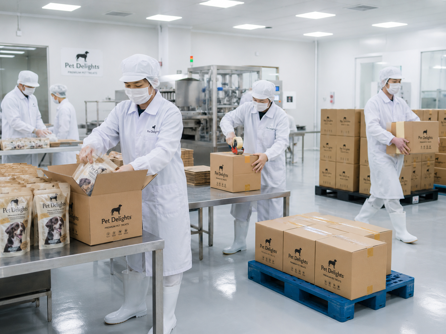 Pet treat production at Trust Foodstuff factory 2